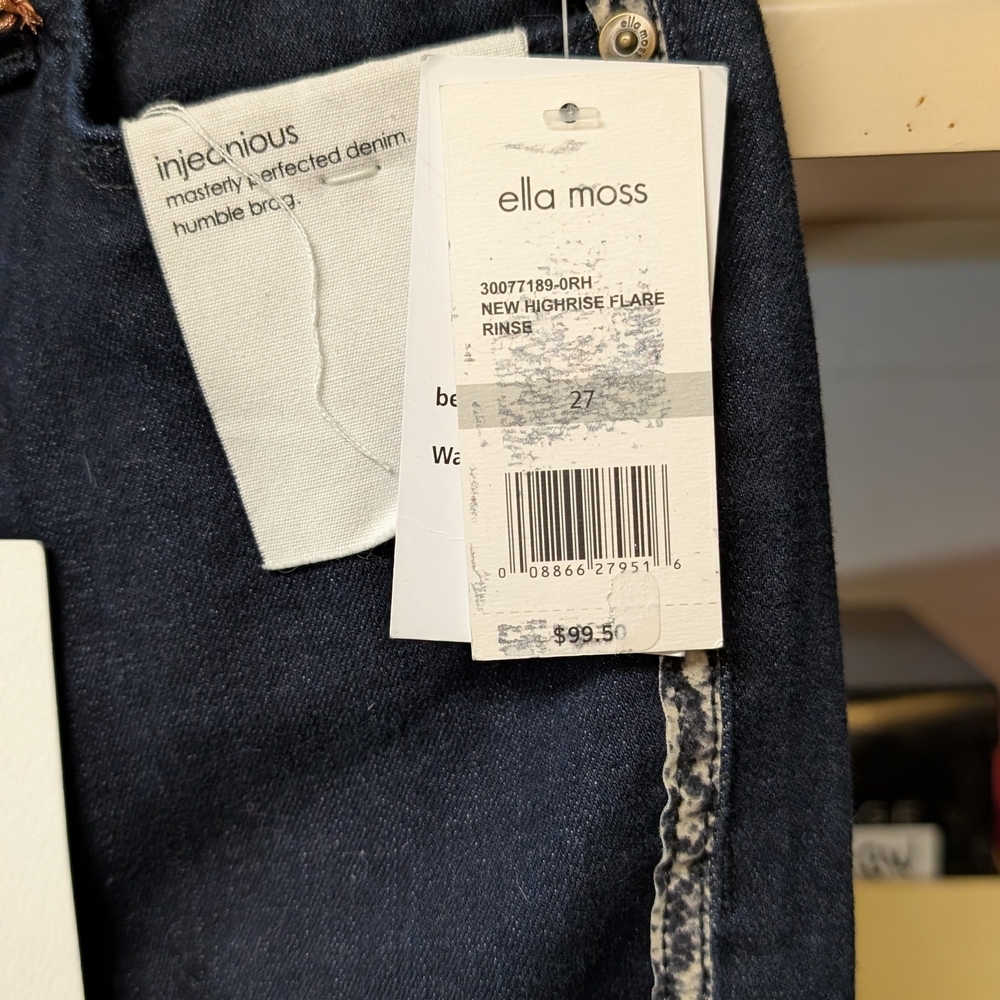 Ella Moss Denim Jeans with Silver Accents - Picture 8 of 8